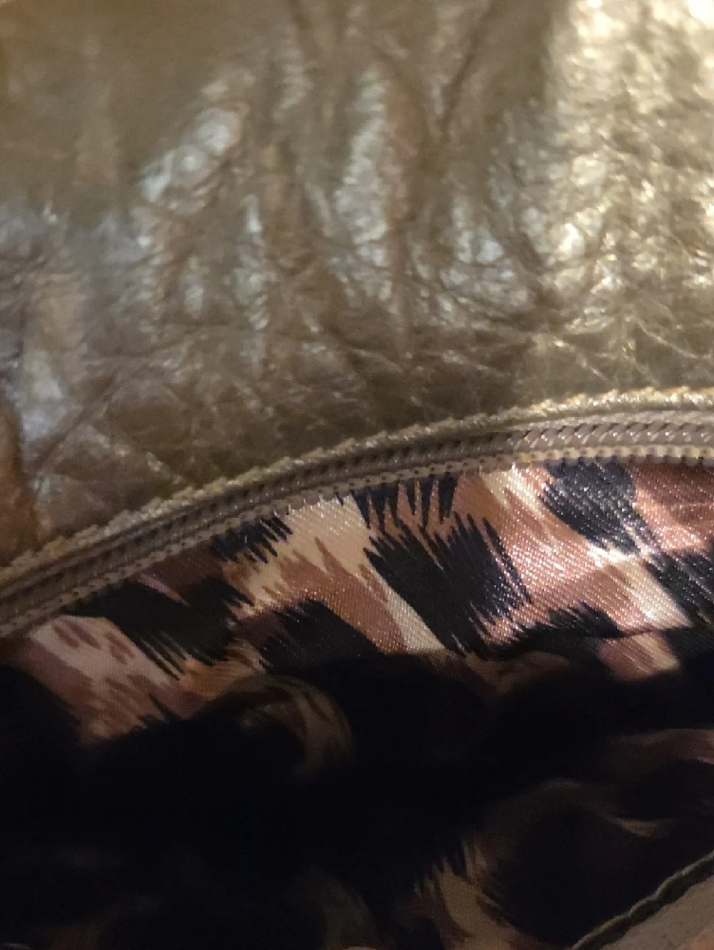 Metallic Gray Crossbody Shoulder Bag - Picture 5 of 11